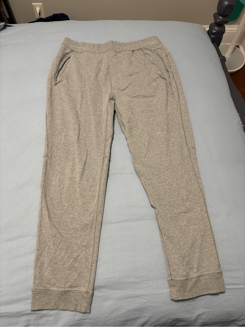 Lululemon Men's City Sweat Jogger Heathered Ultra Light Grey Sea Salt - Size XL